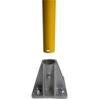 Garde-corps pour barri&egrave;re de s&eacute;curit&eacute;, Acier, 60" lo x 42" h, Jaune Chandler Sales