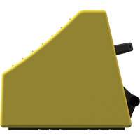 Checkers Safety Heavy-Duty Ultra Class Mining Wheel Chock, HDPE, Yellow, 14-1/2" W x 17-1/2" D x 16" H Chandler Sales