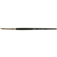 Pinceau d'artiste, Largeur de la brosse de 5/32", Martre rouge, Manche &agrave; Bois Chandler Sales