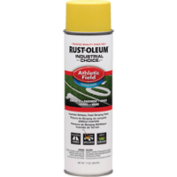 Peinture pour traçage de ligne pour terrain de gymnastique Industrial Choice AF1600, Jaune, 17 oz, Canette a&eacute;rosol Chandler Sales
