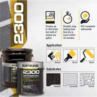 2300 System Traffic Zone Striping Paint, Yellow, 5 gal., Gallon Chandler Sales