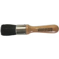 Brosse pour pochoirs, Soies naturelles, Manche Bois, Largeur de 1" Chandler Sales