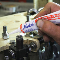 Marqueur de peinture de contr&ocirc;le de s&eacute;curit&eacute;, 1,7 oz, Tube, Noir Chandler Sales