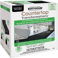 Countertop Transformations&reg; Mica Countertop Coating System, 1.42 L, Kit, Black Mica Chandler Sales