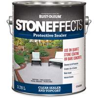 Produit d'&eacute;tanch&eacute;ifi&eacute; protecteur pour b&eacute;ton Stoneffects, 3,78 L, &agrave; l'eau, Transparent, Transparent Chandler Sales