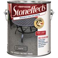 Rev&ecirc;tement de b&eacute;ton d&eacute;coratif Stoneffects, 3,4 L, &agrave; solvants, Textur&eacute;, Gris Chandler Sales