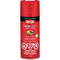 Appr&ecirc;t + peinture COLORmaxx, Rouge banni&egrave;re, Brillant, 12 oz, Canette a&eacute;rosol Chandler Sales