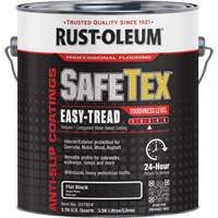 Rev&ecirc;tement d'acrylique SafeTex Easy-Tread, 1 gal., &agrave; l'eau, Plat/Textur&eacute;, Noir Chandler Sales
