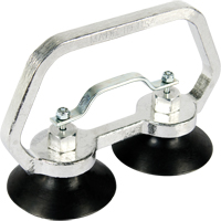 Vacuum Cups - Heavy-Duty Double Cup, 30 lbs. Capacity, 3", Pull-bar, 7" Handle Length Chandler Sales