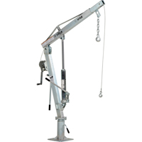 Winch Operated Truck Jib Crane, 500 lbs. (0.25 tons) Capacity, 99" Max. Clearance Chandler Sales