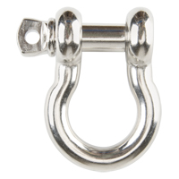 Screw Pin Anchor Shackle, 1/4", Screw Pin, Stainless Steel Chandler Sales