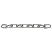 Straight Link Chain, Low Carbon Steel, 1/8" x 1000' (304.8 m) L, Grade 30, 400 lbs. (0.2 tons) Load Capacity Chandler Sales