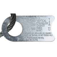 Wire Rope Lifting Sling - Eye & Eye Galvanized Chandler Sales