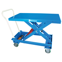 MobiLeveler&reg; Mobile Self-Levelling Scissor Lift Work Table, 27-3/5" L x 17-4/5" W, Steel, 220 lbs. Capacity Chandler Sales