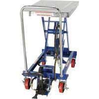 Pneumatic Hydraulic Scissor Lift Table, Steel, 32-1/2" L x 19-3/4" W, 1000 lbs. Cap. Chandler Sales