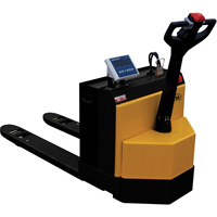 Fully Powered Electric Pallet Truck With  Scale, 4500 lbs. Cap., 48" L x 30.25" W Chandler Sales