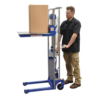 Hefti-Lift Load Stacker, Foot Pump Operated, 880 lbs. Capacity, 59" Max Lift Chandler Sales