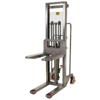 Hefti-Lift Load Stacker, Foot Pump Operated, 880 lbs. Capacity, 59" Max Lift Chandler Sales