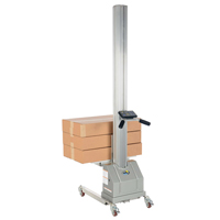 Quick Lift Stacker, Electric Operated, 125 lbs. Capacity, 72" Max Lift Chandler Sales