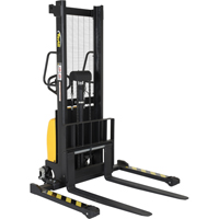 Fork Lift Stacker, Electric Operated, 2000 lbs. Capacity, 63" Max Lift Chandler Sales