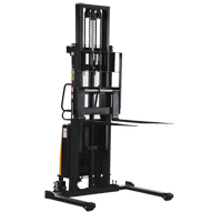 Fork Lift Stacker, Electric Operated, 2000 lbs. Capacity, 118" Max Lift Chandler Sales