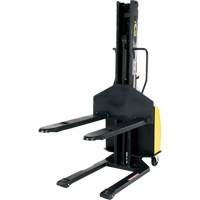 Narrow Mast Powered Lift Stacker, Electric Operated, 1500 lbs. Capacity, 63" Max Lift Chandler Sales