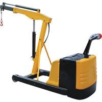 Electric Powered Floor Crane, 8.8' Lift, 1500 lbs. (0.75 tons), 44-1/4" Arm, 62-1/4" H Chandler Sales