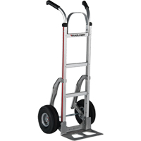 Knocked Down Hand Truck, Dual Handle, Aluminum, 48" Height, 500 lbs. Capacity Chandler Sales