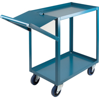 Order Picking Carts, 36" H x 18" W x 46" D, 2 Shelves, 1200 lbs. Capacity Chandler Sales