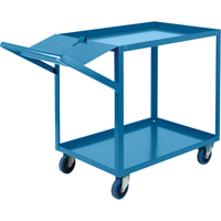 Order Picking Carts, 36" H x 24" W x 64" D, 2 Shelves, 1200 lbs. Capacity Chandler Sales