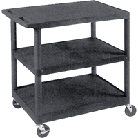 Chariot utilitaire, 3 tiers, 18" x 34" x 24", Capacit&eacute; 400 lb Chandler Sales