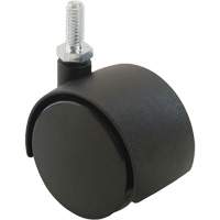 Twin Wheel Caster (300/400 Series), Swivel, 2" (51 mm) Dia., 75 lbs. (34 kg.) Capacity Chandler Sales