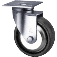 Heavy-Duty Caster, Swivel, 4" (101.6 mm), Neoprene, 500 lbs. (227 kg.) Chandler Sales