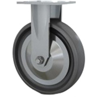 Heavy-Duty Caster, Rigid, 8" (203.2 mm), Solid Elastomer, 1000 lbs. (453.6 kg.) Chandler Sales