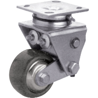 Heavy-Duty Caster, Swivel, 4" (101.6 mm), Solid Elastomer, 900 lbs. (408 kg.) Chandler Sales