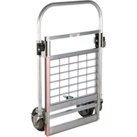 Four Wheel Folding Platform Truck, Aluminum, 750 lbs., 31" L x 23-1/4" W, 39" High Chandler Sales