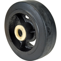 Rubber Wheels, 6" (152 mm) Dia. x 2" (51 mm) W, 550 lbs. (249 kg.) Capacity Chandler Sales