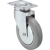 Caster, Swivel, 3" (76 mm), Rubber, 125 lbs. (57 kg.) Chandler Sales