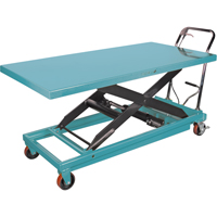 Heavy-Duty Hydraulic Scissor Lift Table, 63" L x 31-7/8" W, Steel, 1100 lbs. Capacity Chandler Sales