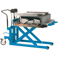 Hydraulic Skid Scissor Lift/Table, 42-1/2" L x 20-1/2" W, Steel, 1000 lbs. Capacity Chandler Sales