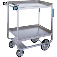 Heavy-Duty U Frame Carts, 2 Tiers, 19-3/8" W x 34-1/2" H x 32-5/8" D, 700 lbs. Capacity Chandler Sales