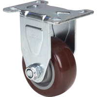 Caster, Rigid, 3" (76 mm), Polyurethane, 230 lbs. (104 kg.) Chandler Sales