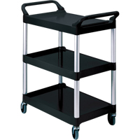 Chariot de service, 3 tiers, 19" x 38" x 34", Capacit&eacute; 200 lb Chandler Sales