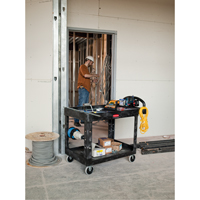 Chariot utilitaire robuste - 4500-88, 2 tiers, 17-1/8" x 33-1/4" x 39", Capacit&eacute; 500 lb Chandler Sales