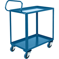 Ergonomic Shelf Truck, 800 lbs. Capacity, Steel, 20" W x 37" H x 32" D, Lip Up Chandler Sales