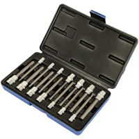 SAE/Metric Socket Set, Hex, 1/4"/3/8" Drive, 14 Pcs Chandler Sales