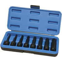 Metric Impact Socket Set, Hex, 1/2" Drive, 8 Pcs Chandler Sales