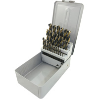 BG29 Jeu de forets JET-KUT Torque Drive, 29 morceaux, Acier rapide Chandler Sales