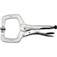 Super Heavy-Duty Locking C-Clamp with Swivel Pad, 11" (279 mm) Capacity Chandler Sales
