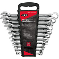 ICWP-22SM Wrench Set, Combination, 22 Pieces, Imperial and Metric Chandler Sales